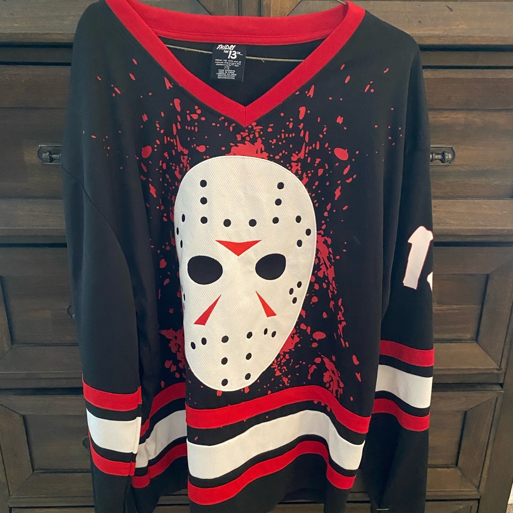 Mens Jason Voorhee’s costume jersey